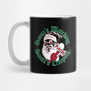 Santa's Watching, Santa's Creeping Mug